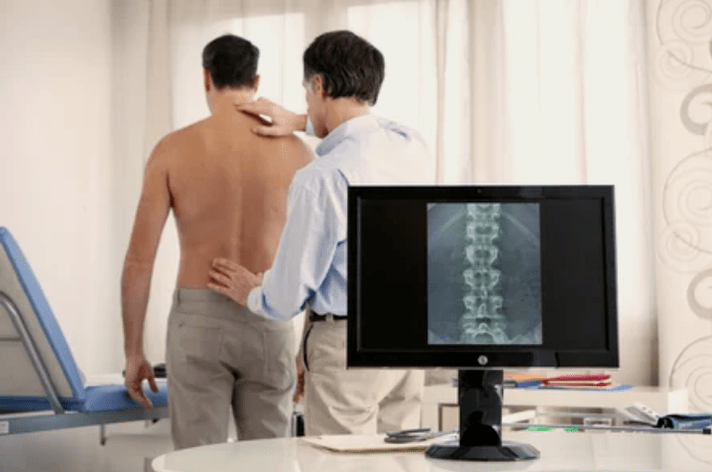 Lumbosakralabteilung Osteochondrose